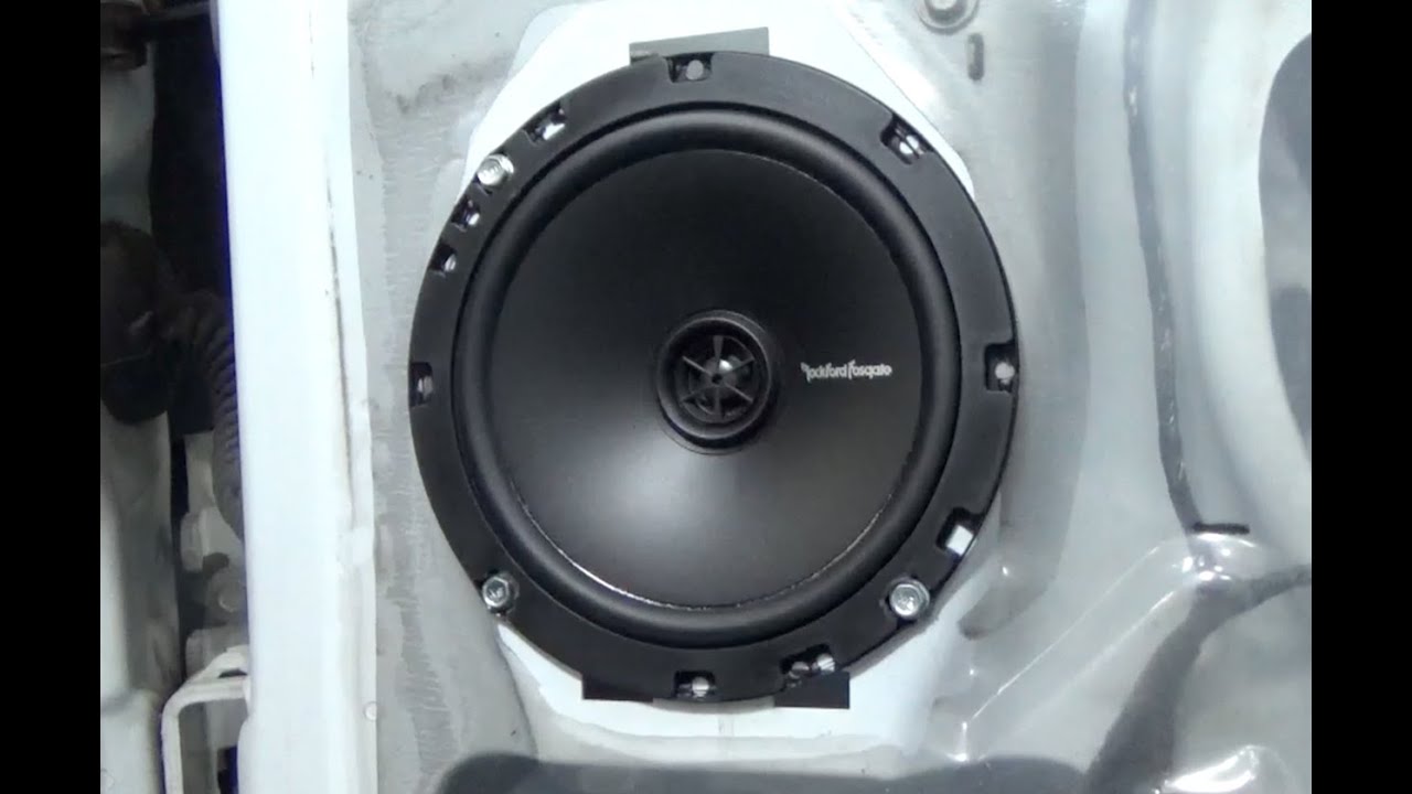 Installing Front Door Speakers - 2004 Chevy Silverado - YouTube