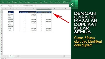 Cara Menandai Data Duplikat dengan Rumus IF dan COUNTIF