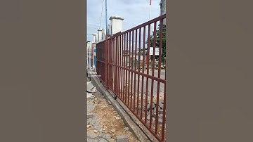 Innovative sliding gate design..#shorts