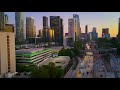 Hyperlapse footage by DJi MAVIC Air 2 from Downtown Los Angeles