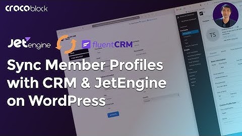 Update CRM Data with Frontend Forms Using FluentCRM & JetEngine