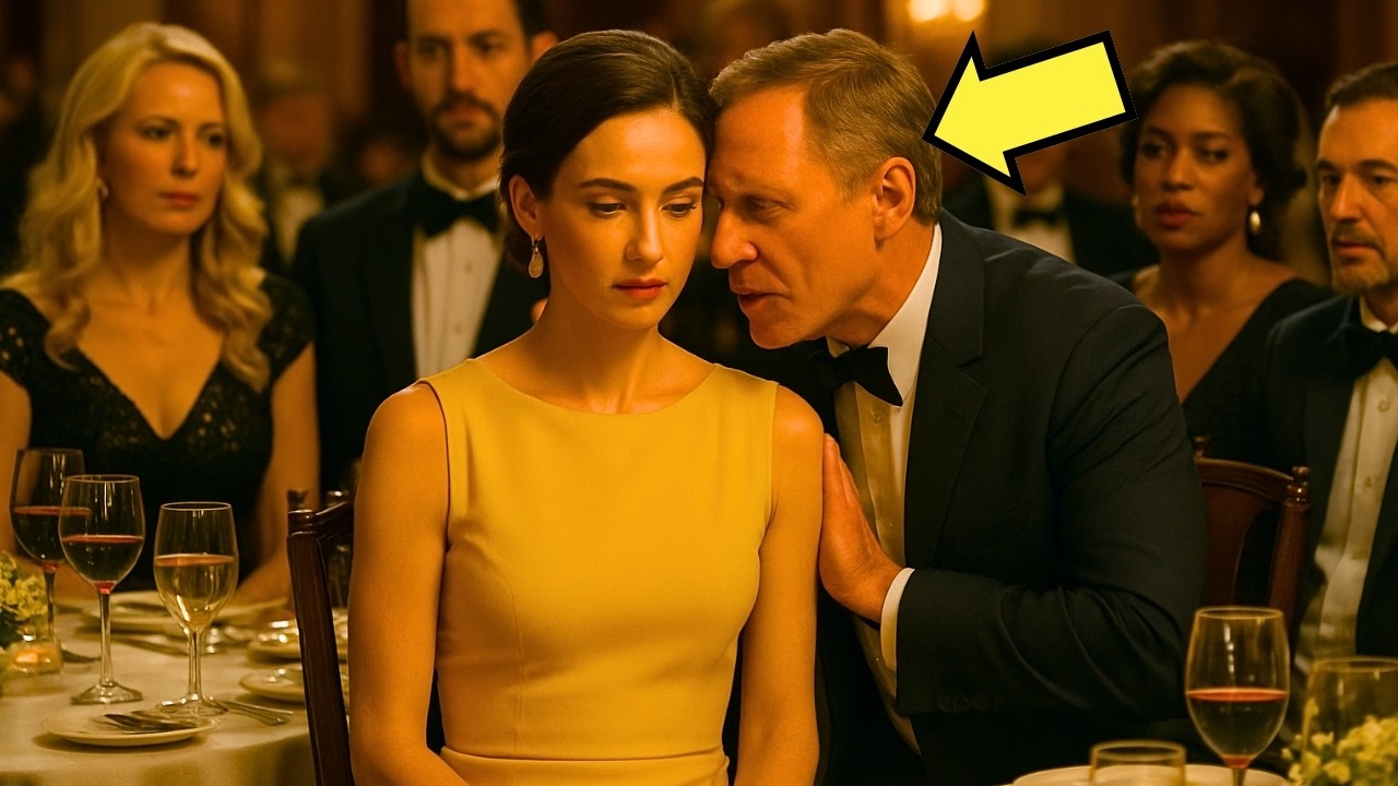 EN EL BANQUETE DE RICOS, EL ESPOSO LE ORDENÓ SENTARSE BIEN… SIN SABER QUIÉN ERA ELLA