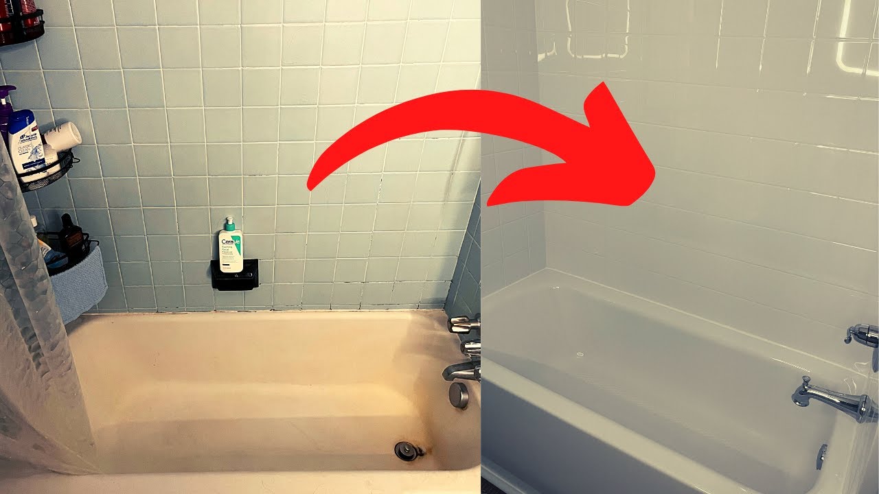 Replacing My Old Bathtub | Acrylic Bathtub | Bathfitter - YouTube