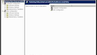Configuring Group Policy Object User Desktop Settings.avi
