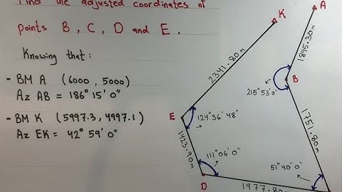 Traverse surveying part 3 (open traverse example)