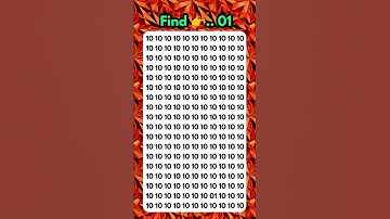 Find the odd number 01 #youtubeshorts #puzzle #gaming #quiz #viral #viralvideo #youtube #subscribe