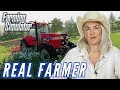 A Professional Farmer Tends To Her Farm In Farming Simulator • Professionals Play