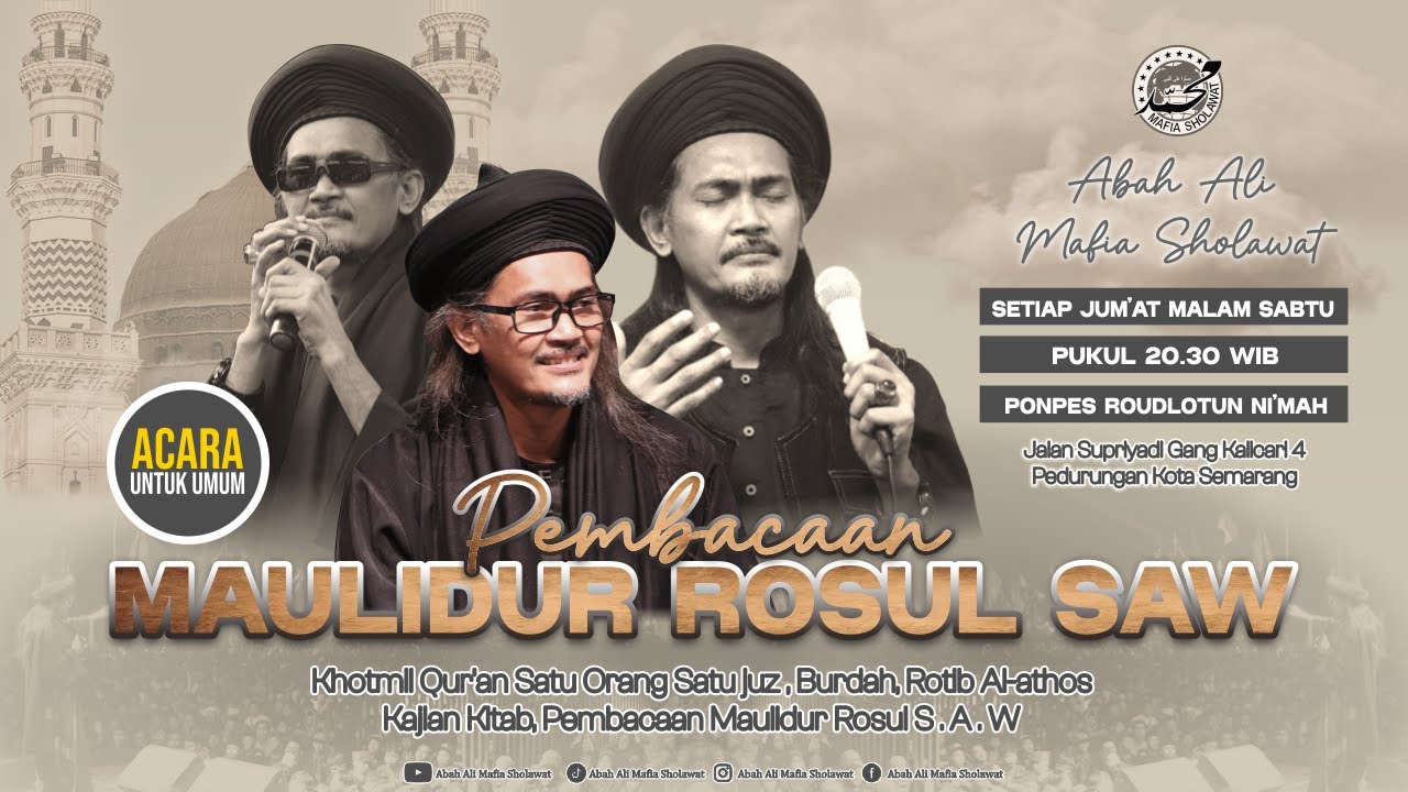 🔴[ LIVE ] RUTINAN MALAM SABTU PEMBACAAN MAULIDUR ROSUL BERSAMA ABAH ALI MAFIA SHOLAWAT 13-02-2026