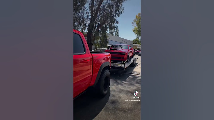 TRX towing 1,000 hp Demon😮‍💨 #shorts #youtubeshorts