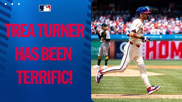 Trea Turner is on a TEAR! His 8th homer in his last 12 games!