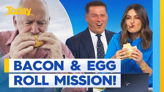 Dhaba style Bacon And Egg Roll recipe easy