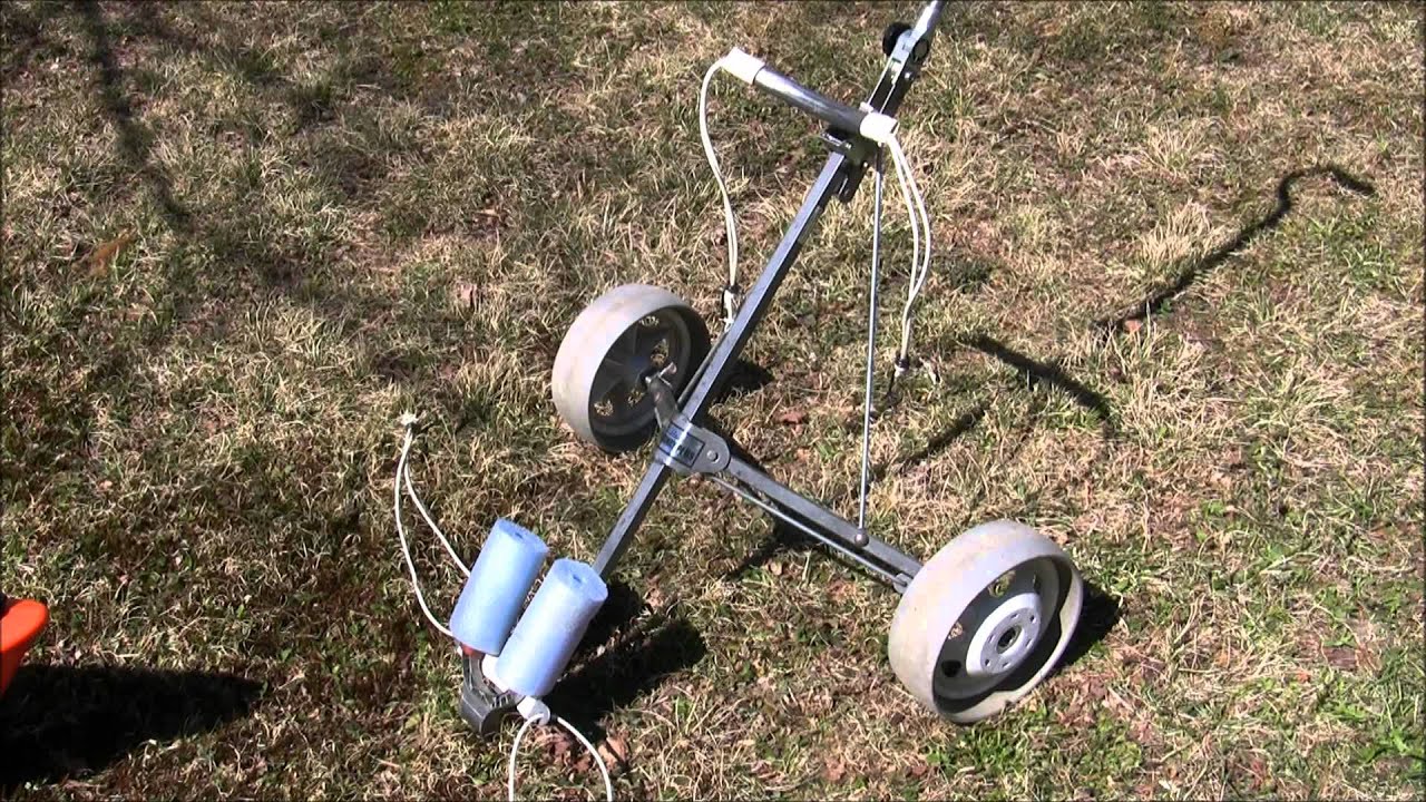 Make A Golf Cart Into Kayak Cart.wmv - YouTube
