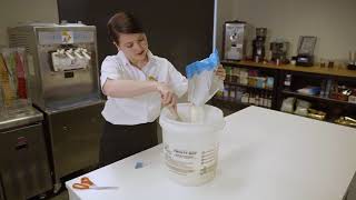 Frosty Boy Soft Serve Mixing Instructions - Spanish