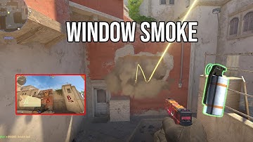 CS2 Mirage WINDOW SMOKE FROM T BASE