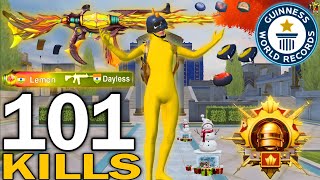 101 KILLS! 😍 NEW BEST AGGRESSIVE RUSH GAMEPLAY With BEST SET🔥PUBG MOBILE - BGMI