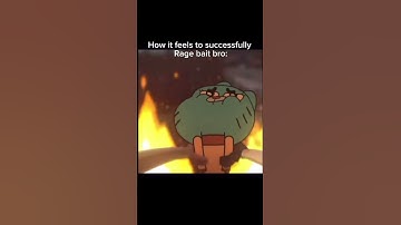 How it feels to rage bait bro #relatable #gumball