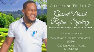 The Funeral Service of Garnet David Rojas-Sydney