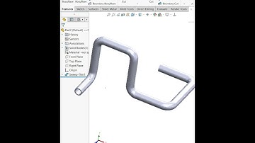 3D SKETCH | SWEEP Boss | Swept Boss/Base |Sweep thin | Solidworks | the cadd