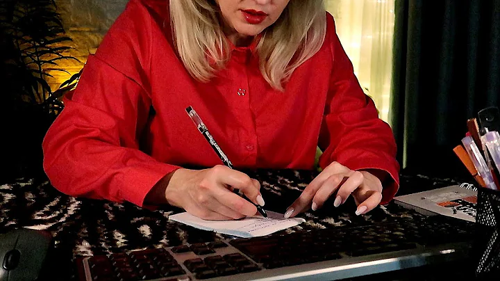 ASMR 📓 Study with me ✍🏼 Books / Writing / Unintelligible Whisper