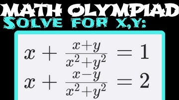Math Olympiad:A Nice Algebra Olympiad Problem!@AyaansMath