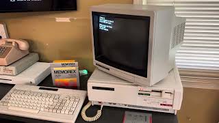 Formatting a 5 1/4 Floppy Disk on Tandy 1000 TX #septandy
