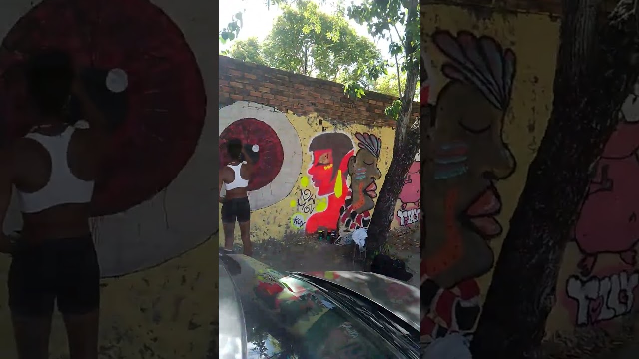 Pão e tinta 2024- Dia nacional do Graffiti comunidade  do  Bode - Pina .