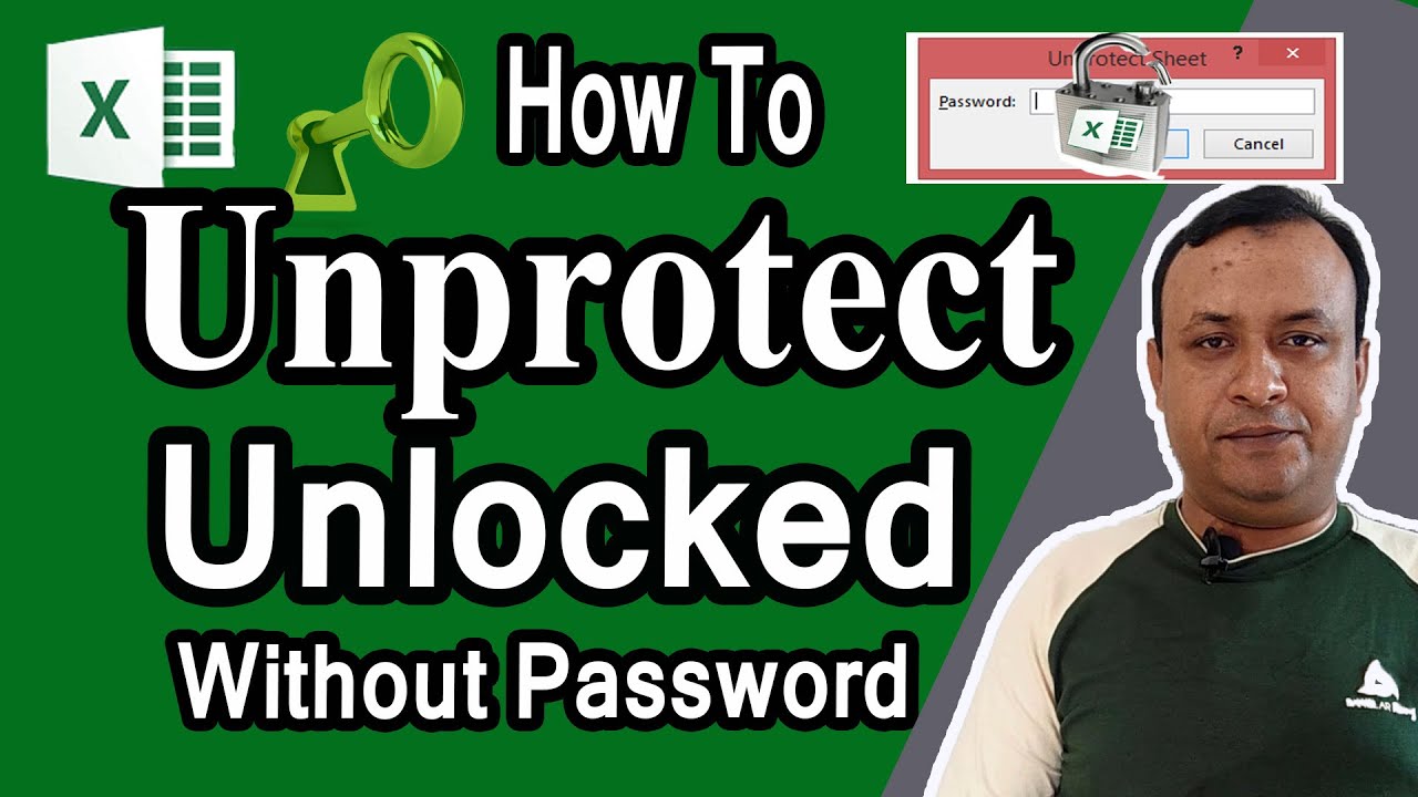 How to unprotect Excel Sheet Without Password | Unlock Password | Break Password for Excel