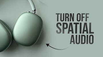 How to Turn On Spatial Audio Airpods Max (tutorial)