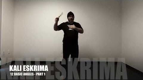 Kali Eskrima - 12 Basic Angles (Part 1) Angles 1 thru 5.