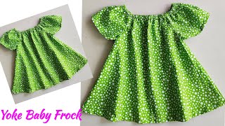 Yoke Baby Frock cutting and stitching | Baby Frock cutting and stitching
