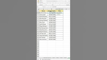 Cara Hitung Usia Per Hari ini di Excel #rumusexcel