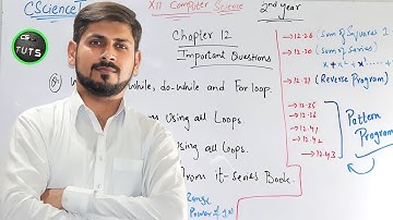 2nd year computer chapter 12 programs important || computer science chapter 12 k important Sawaal