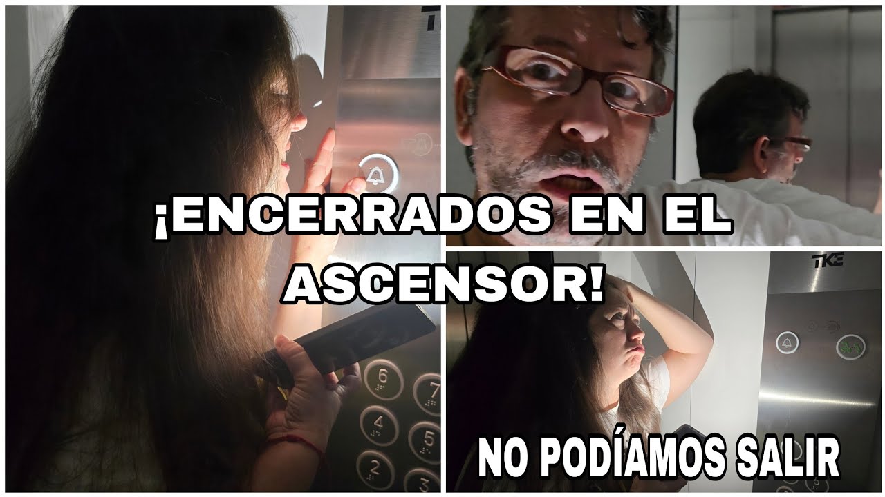 ¡Quedamos atrapados en el ascensor! 😱 No podíamos salir…