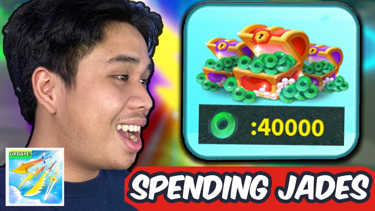 Spending 40,000 Jades in Weapon Fighting Simulator.