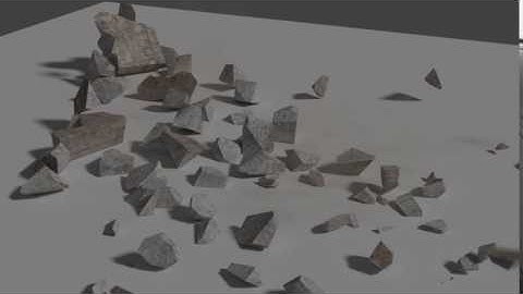 Blender Fracture Modifier - 1st Rendered Test