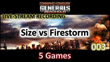Zero Hour - Size vs Firestorm (Logica) - Random Replay Casts 003 - 5 games