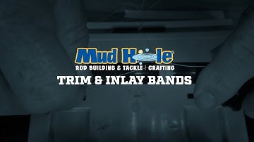 How to WRAP PERFECT TRIM BANDS for CUSTOM FISHING RODS | Mud Hole Rod Building Instructor Series