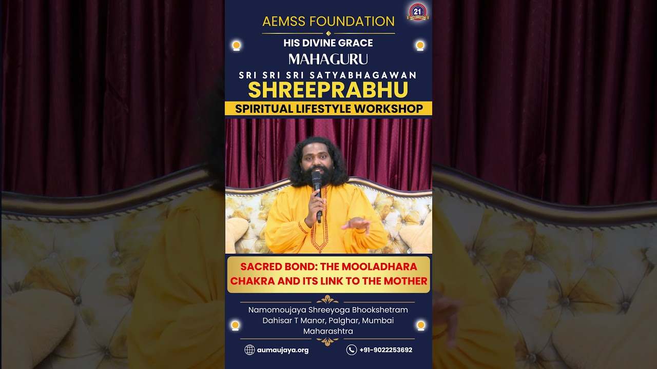 Sacred Bond : The Mooladhara Chakra and its Link to the Mother | Spiritual Lifestyle Workshop #short