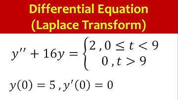 Differential Equation using Laplace Transform: y