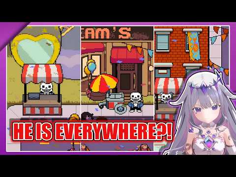 Biboo Is Shocked when She Meets Sans Everywhere in Deltarune Chapter 5【Hololive EN】