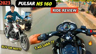 Finally 🔥 Bajaj Pulsar NS 160 Detailed RIDE REVIEW | New Model 2023 NS160 - New Features & Price??