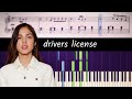 How to play piano part of Drivers License by Olivia Rodrigo