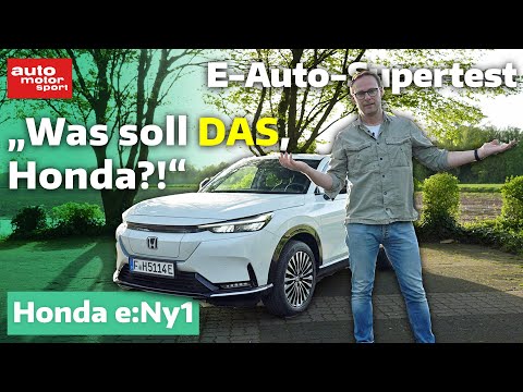 Honda e:Ny1: Was habt Ihr euch dabei gedacht, Honda? - E-Auto Supertest mit Alex Bloch | ams