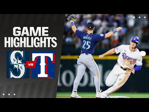 Mariners vs. Rangers Game Highlights (4/24/24) 