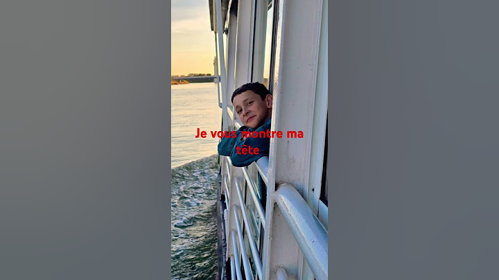Je vous montre ma tête