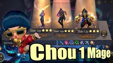 CHOU SKILL 1 MAGE SYNERGY 🔥 BEST COMBO | MAGIC CHESS BEST SYNERGY COMBO TERKUAT