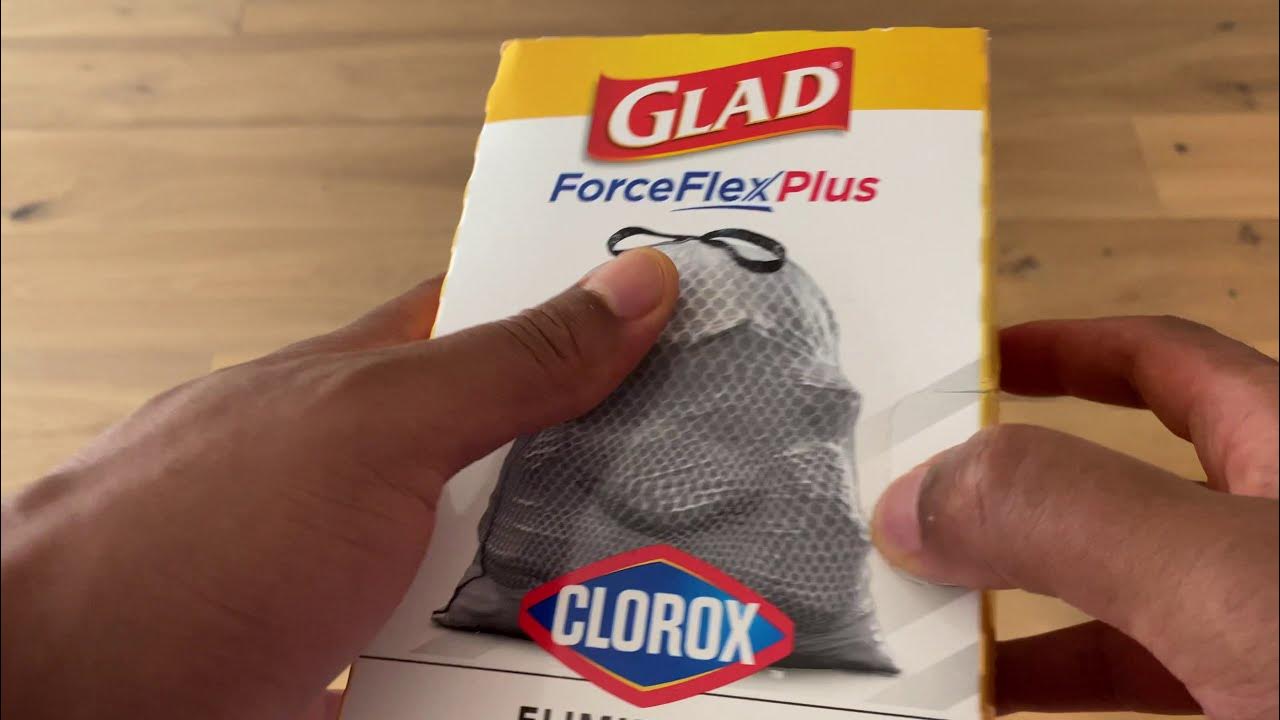 Glad ForceFlex Plus Tall Trash Bags with Clorox