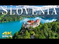 FLYING OVER SLOVENIA (4K UHD) Beautiful Nature Scenery with Relaxing Music | 4K VIDEO ULTRA HD