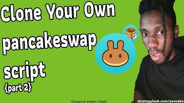 Creating your own pancakeswap clone part 3