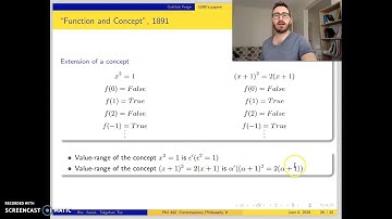 Contemporary Philosophy II (Çağdaş Felsefe II) 4- Frege, "Function and Concept"